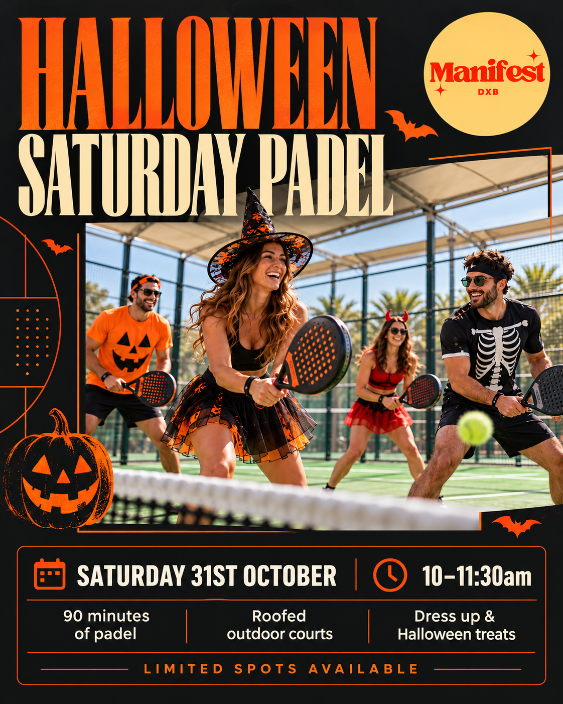 Halloween Saturday Padel - Saturday 31st October