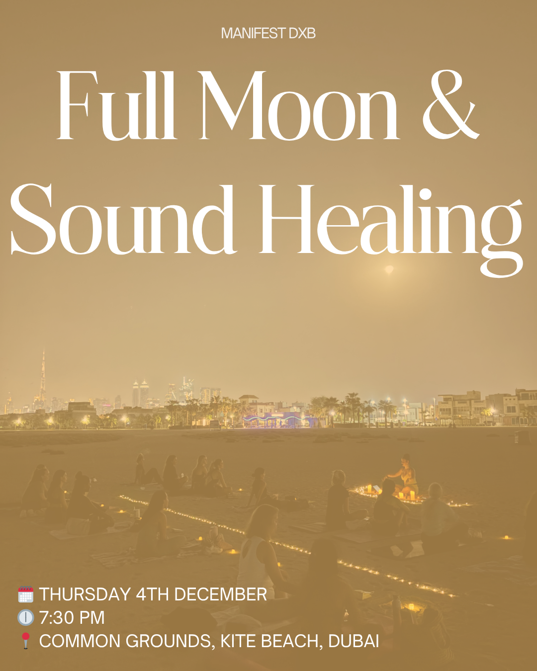 Full Moon Manifest & Sound Healing Ceremony - Thursday 4th December