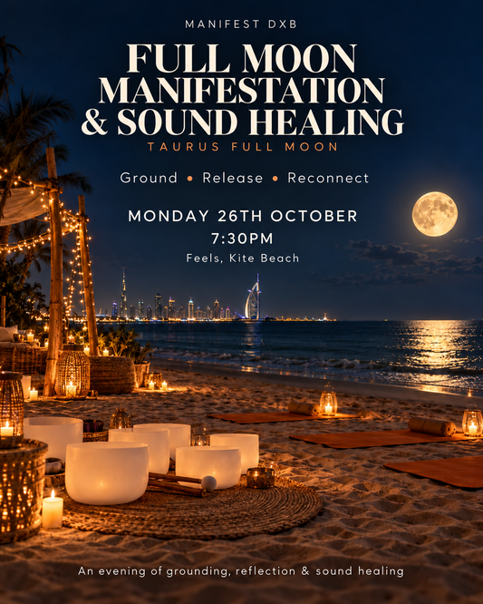 Full Moon Manifestion & Sound Healing - Monday 26th October