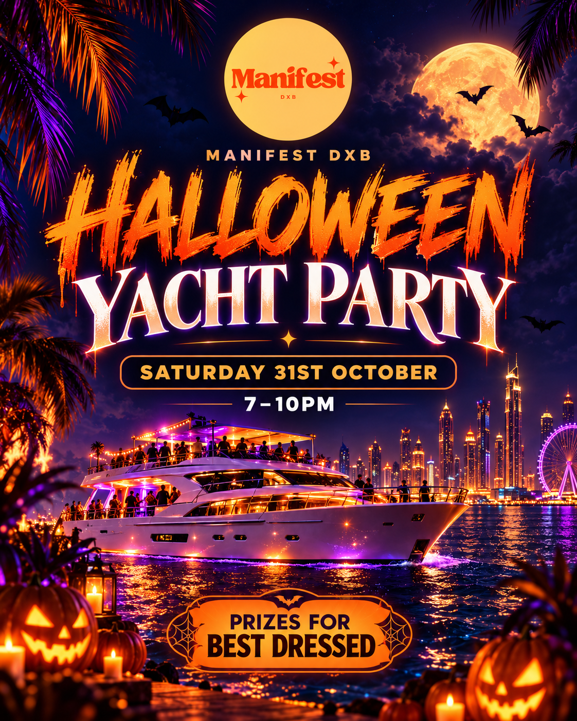 Halloween Yacht Party - Saturday 31st October