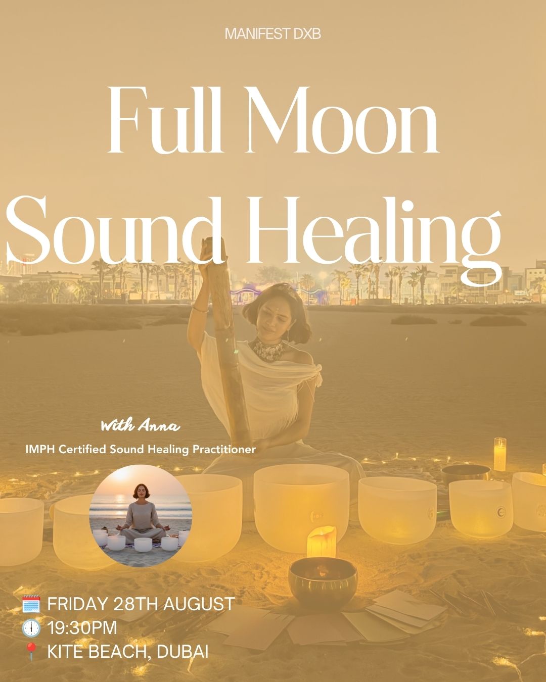 Full Moon Sound Healing with Anna - Friday 28th August