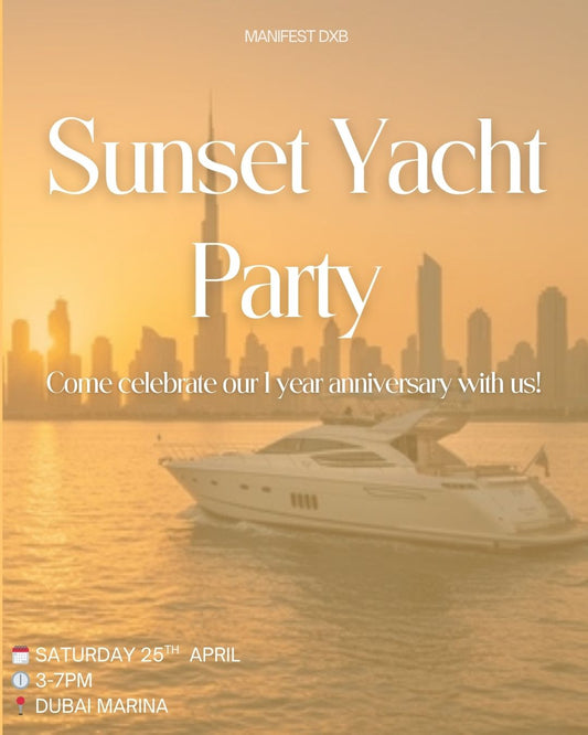 1 Year Anniversary Sunset Yacht Party - Saturday 25th April